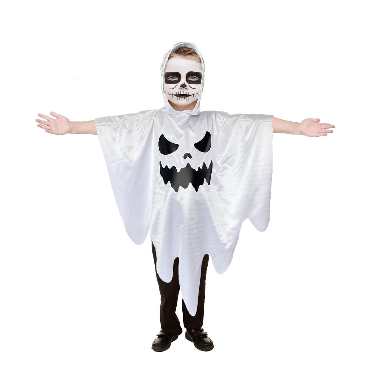 Disfraces de Fantasma para Niñas y Niños - Disfraz de Halloween - Túnica - Vestuario de Fantasmas - Traje de Ghost