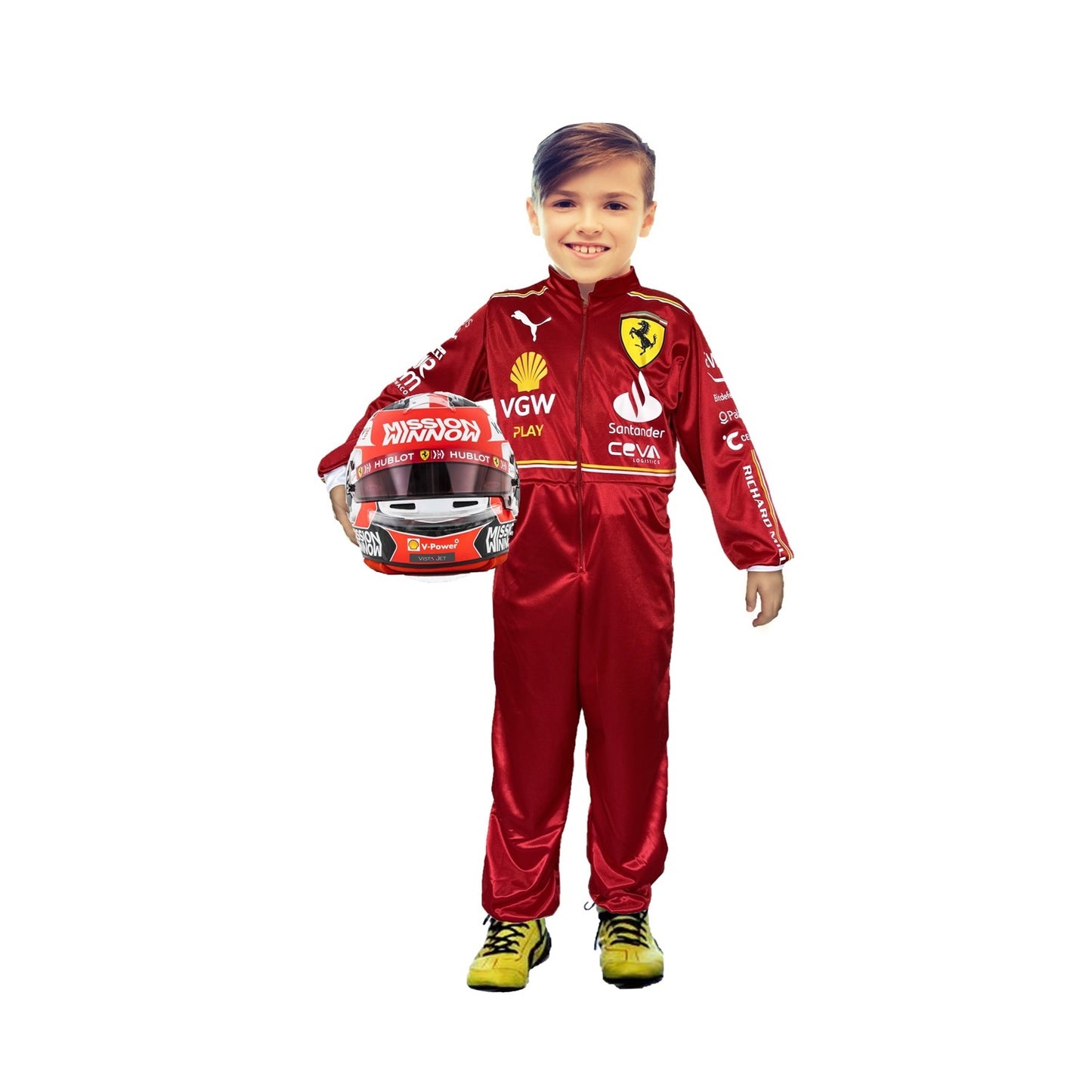 Disfraces de Piloto de Carreras - Disfraz de Halloween - Disfraces Formula 1 Ferrari