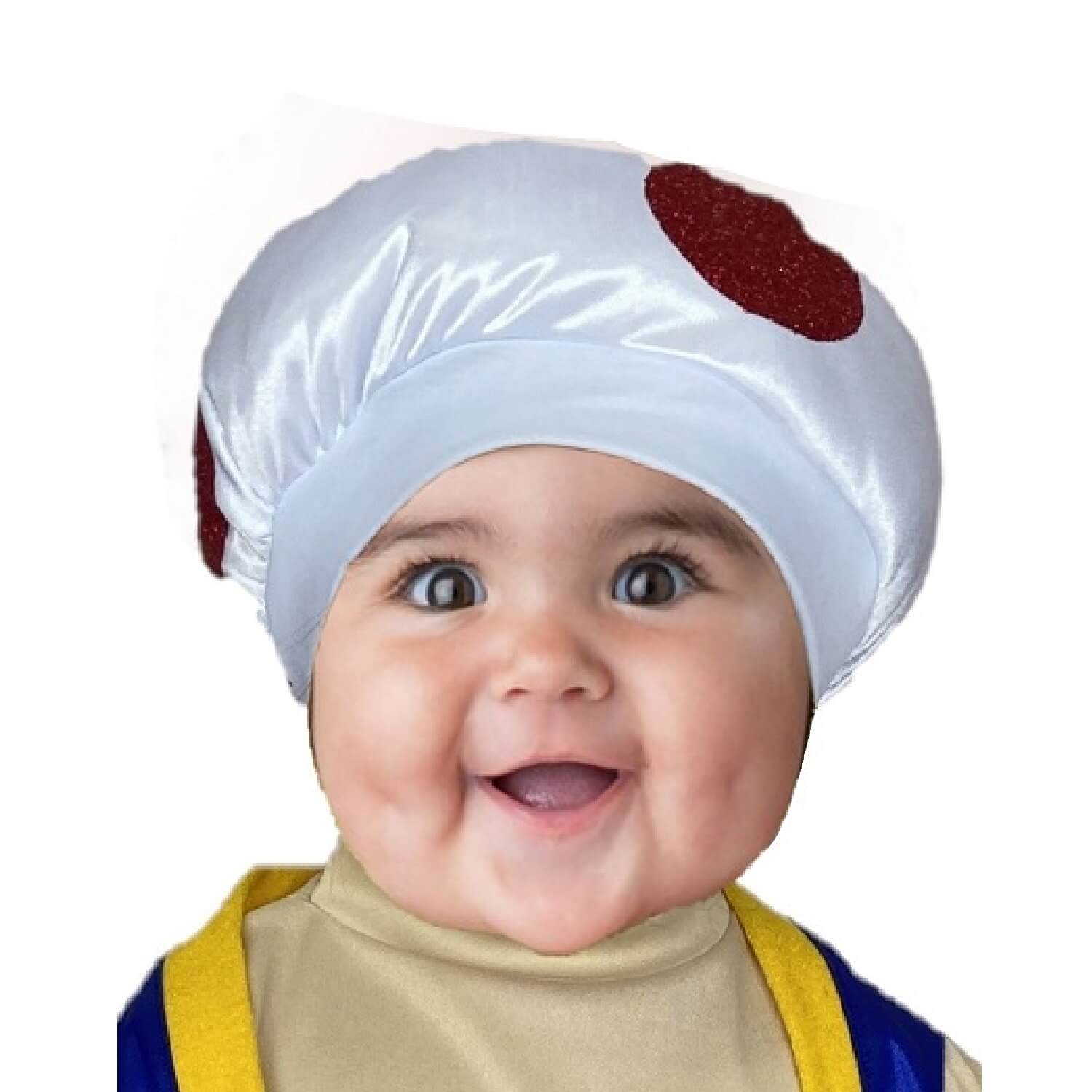 Disfraz Hongo Mario Bros - Disfraces Toad - Traje de Halloween - Disfraces para Bebé y Niños