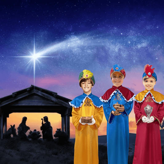 Disfraz Rey Mago - Disfraces de Navidad - Trajes Reyes Magos - Disfraz Navideño - Disfraces de Reyes Magos - Melchor Gaspar Baltasar