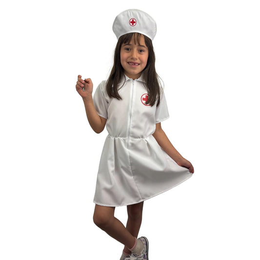 Disfraz de Doctora - Traje de Médico Enfermera - Uniforme de Doctores - Oficios y Trabajos - Disfraces para Niñas