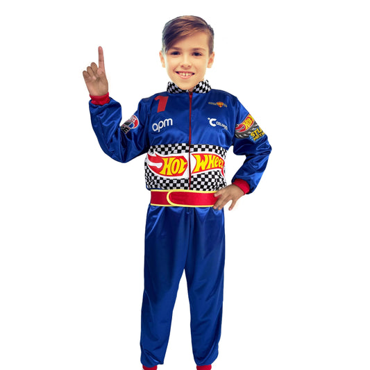 Cosplay - Disfraz de Piloto de Carreras Azul - Vestuario Pilotos de Pista - Disfraces Halloween