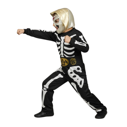 Disfraz de Luchador para Niño con Máscara - Traje de Lucha Libre