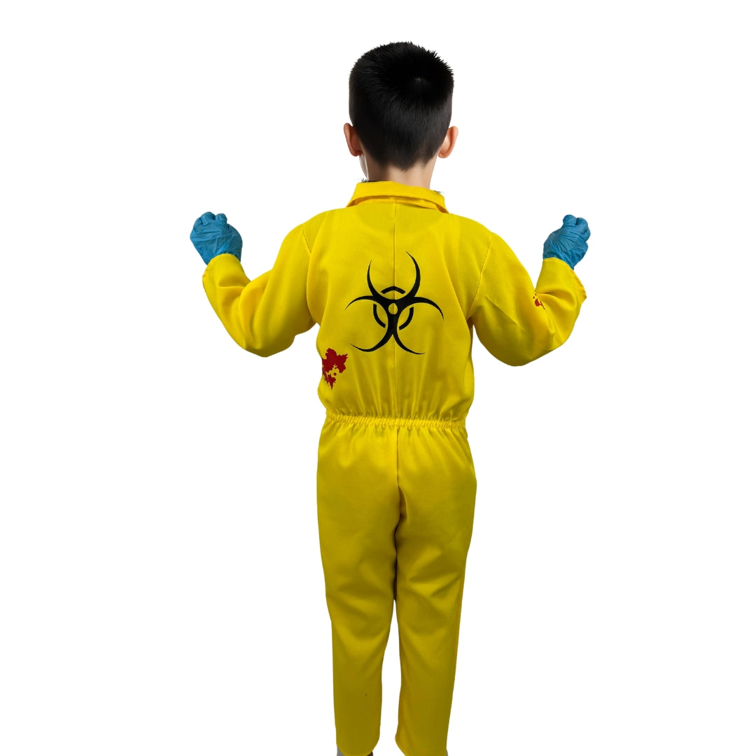 Disfraz de Zombie Radioactivo para Niños - Halloween y Día de Muertos