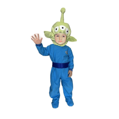 Disfraz de Marcianito Verde para Niño - Traje de Alien Espacial Infantil