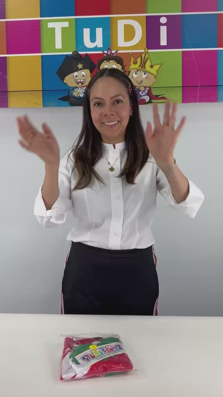 Disfraz de Hawaiana para Niña - Vestido Tropical Rojo Infantil