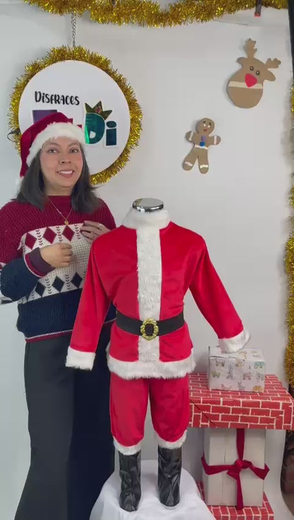 Disfraz de Santa Claus para Niño - Traje Navideño Infantil