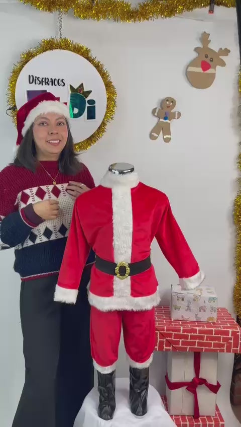 Disfraz de Santa Claus para Niño - Traje Navideño Infantil