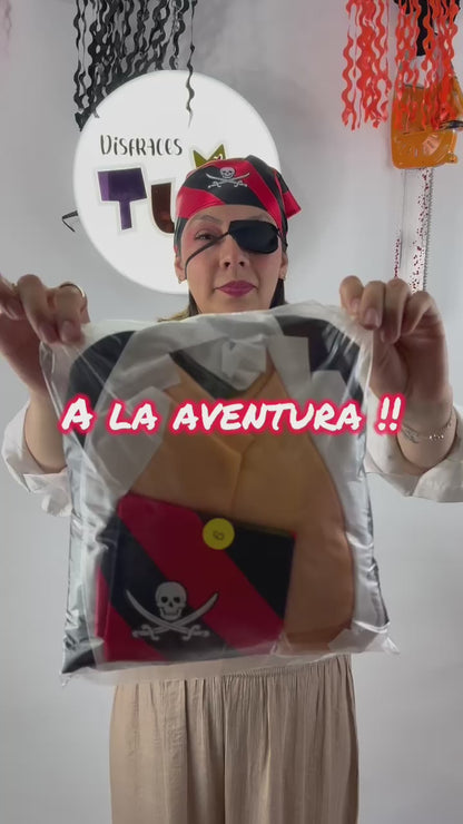Disfraz de Pirata para Niño - Traje de Corsario para Halloween