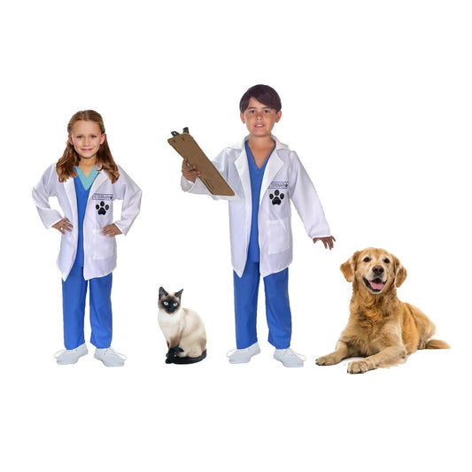 Disfraz de Veterinario - Disfraces de Doctores - Disfraces para Niñas y Niños - Disfraz de Científica y Enfermero