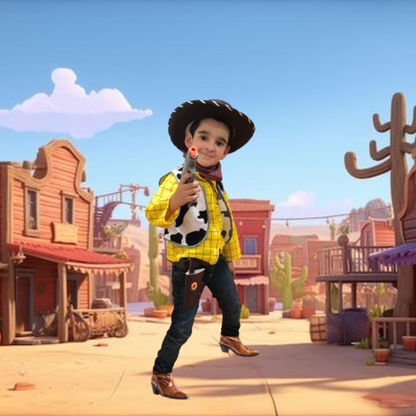 Disfraz de Vaquero Sheriff para Niño - Traje Infantil con Sombrero