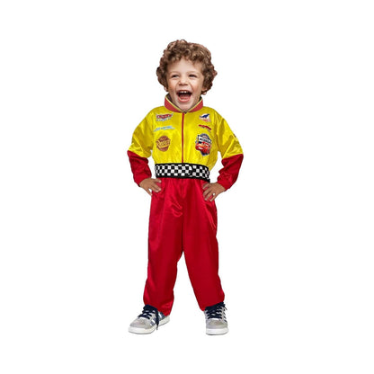 Disfraz de Auto de Carreras Rojo para Niño - Traje de Piloto Infantil