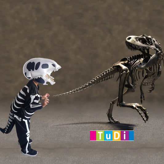 Disfraz de Dinosaurio Esqueleto - Disfraz de Halloween - Disfraces para Niñas y Niños