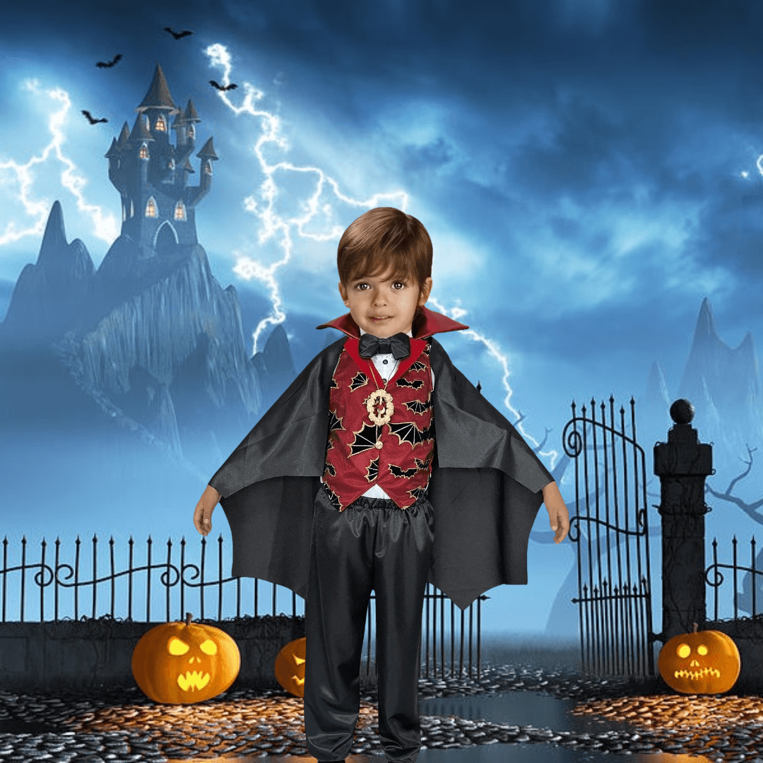 Disfraz de Vampiro con Capa para Bebé y Niño