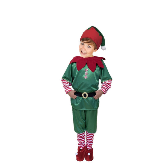 Disfraz de Duende Navidad - Disfraces Duendes Navideños - Disfraz de Navidad - Disfraz de Pastorela - Disfraz Navideño - Trajes Navideños Disfraz Elfo