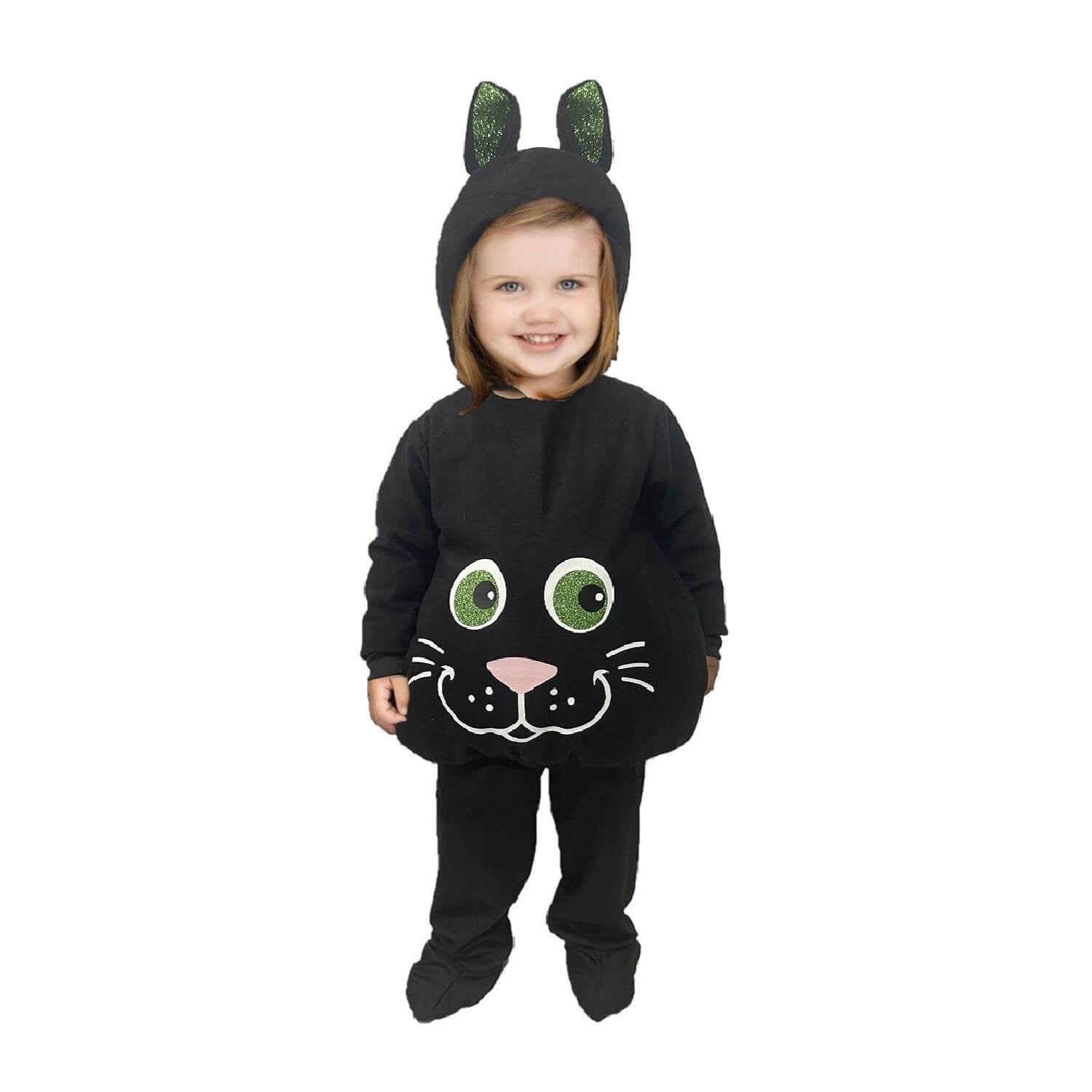 Disfraz de Gato - Traje de Gatito para Bebés, Niños y Niñas - Disfraces de Gata Negra - Vestuario Halloween - Pañalero de Gatita