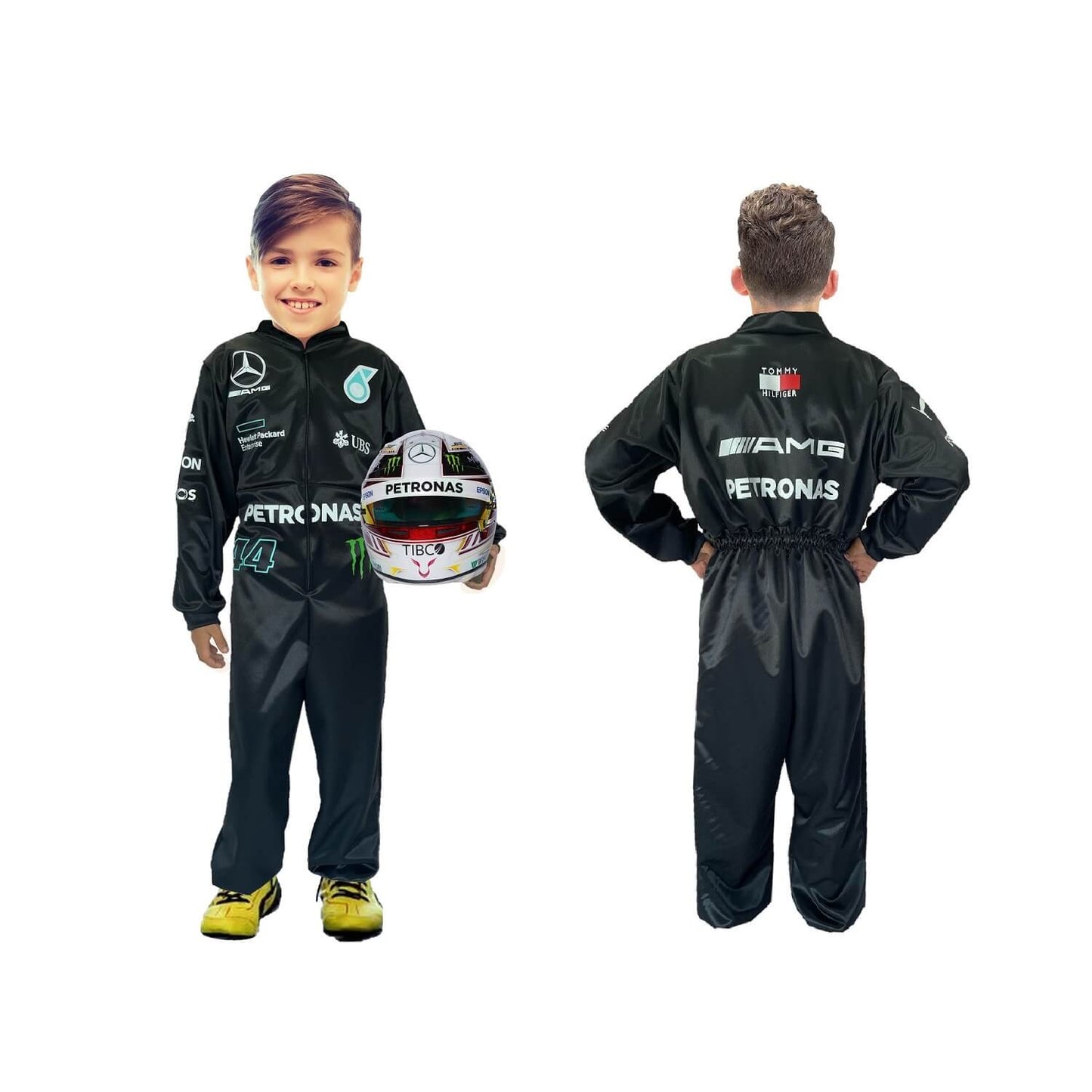 Disfraces de Piloto de Carreras - Disfraz de Halloween - Disfraces Formula 1 Mercedes