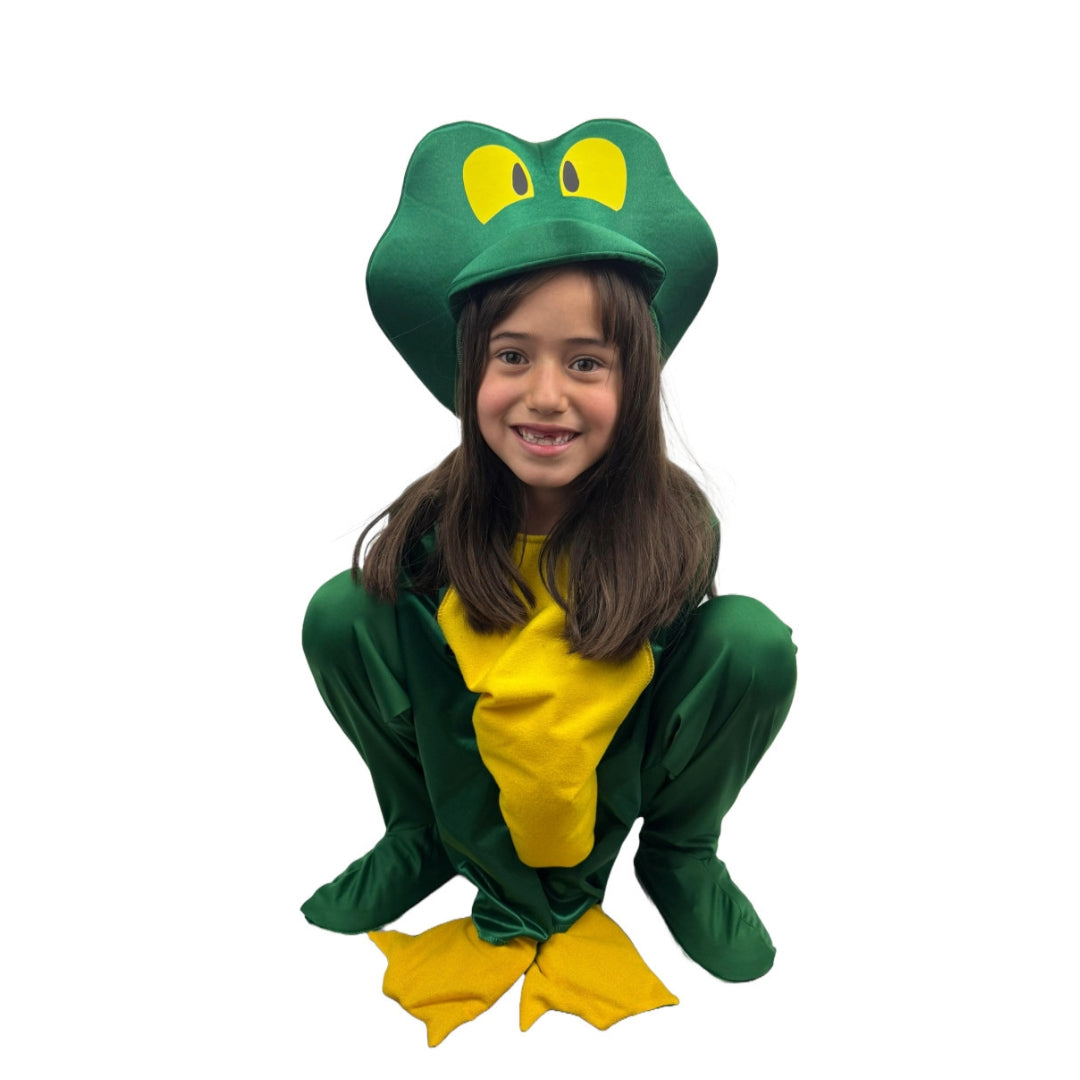 Disfraz De Rana - Traje De Sapito - Vestuario Animales De La Primavera - Disfraces Ranita - Cosplay De Sapo Para Niñas Y Niños - Animalitos Halloween
