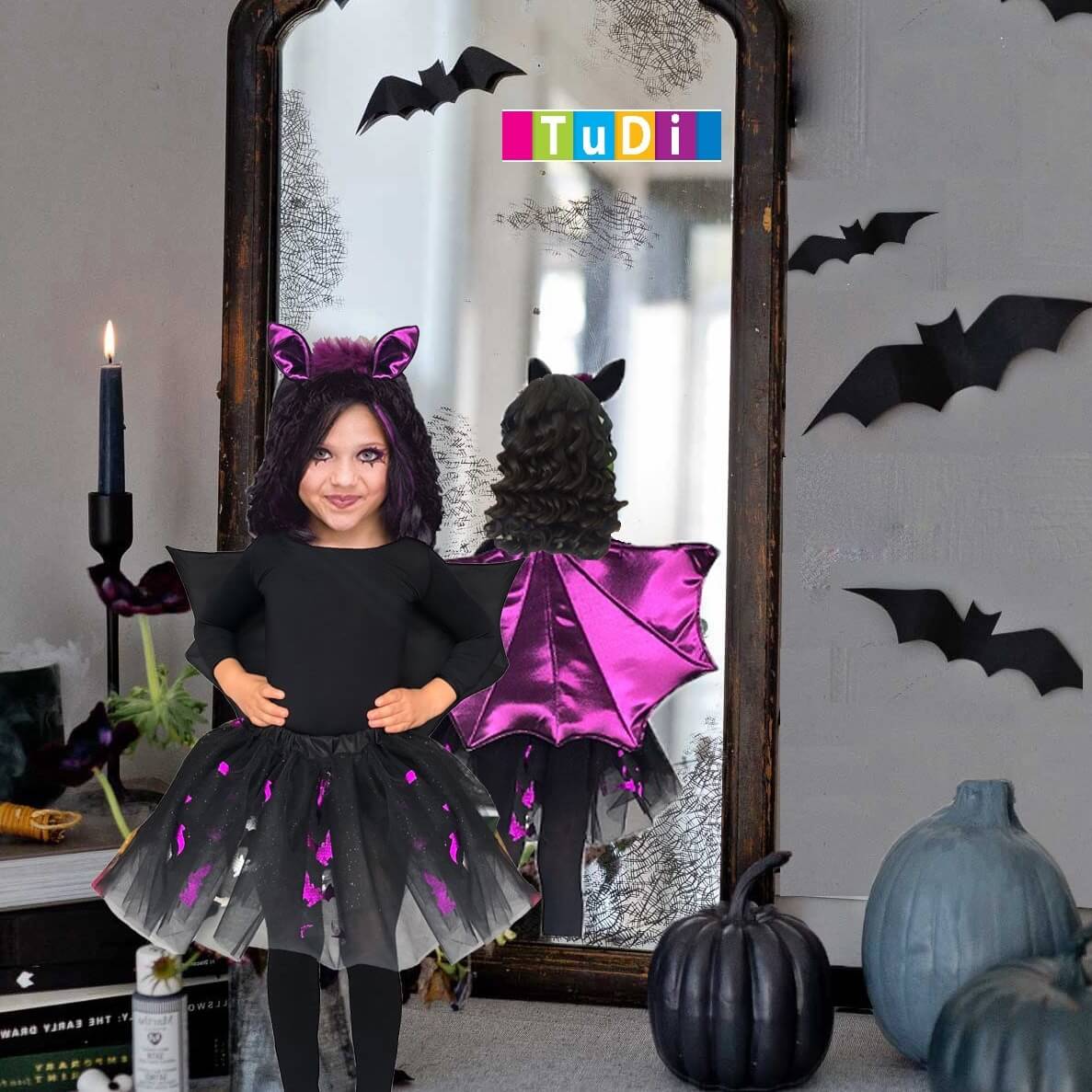 Disfraz de Vampira Murciélaga - Disfraz de Halloween - Disfraces para Niñas