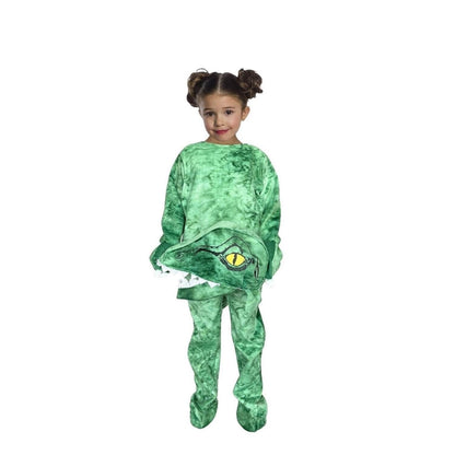 Disfraz de Dinosaurio - Traje de Tiranosaurio T-Rex para la Primavera - Mameluco para Halloween y Día de Muertos - Vestuario de Animales Jurásicos - Disfraces para Niñas y Niños
