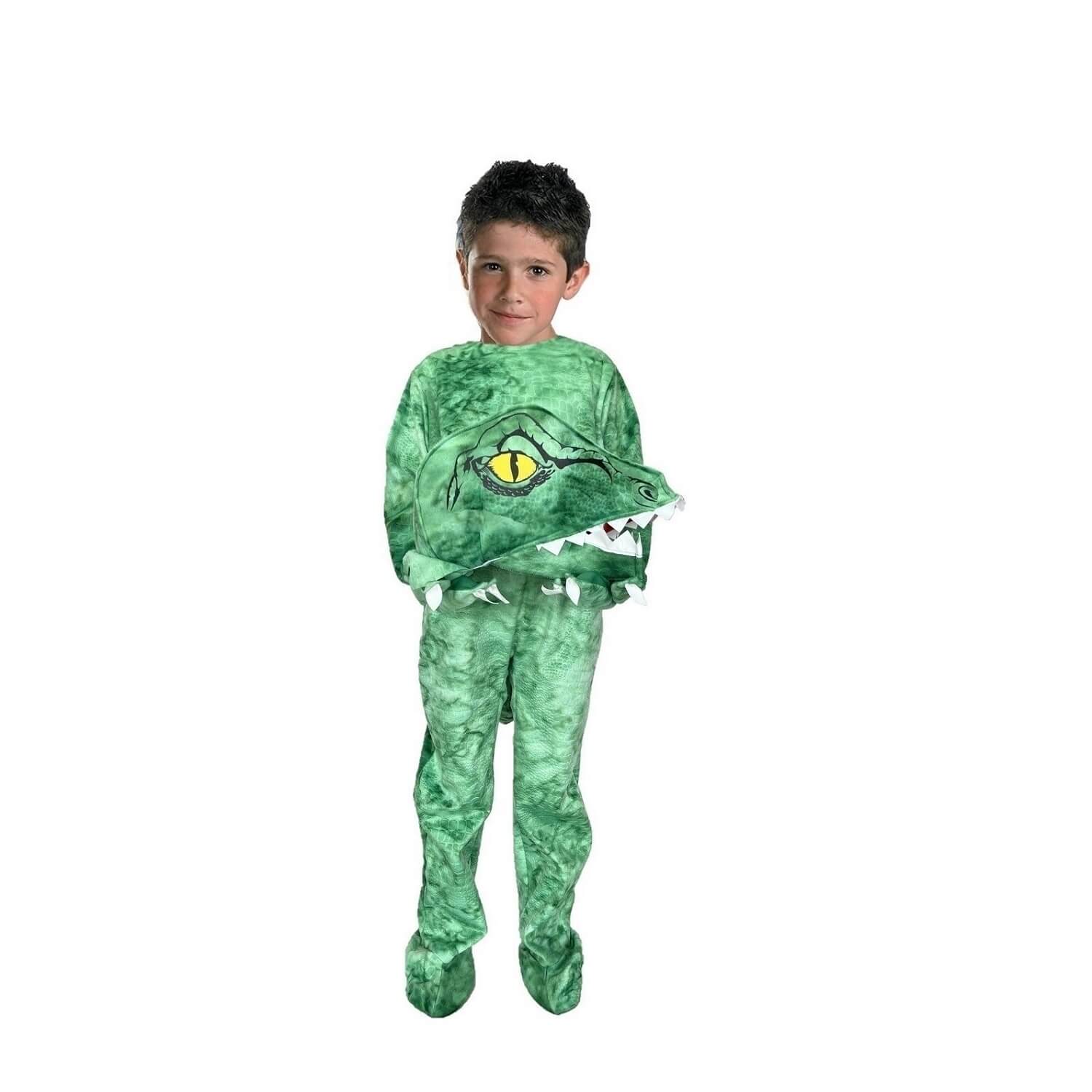 Disfraz de Dinosaurio - Traje de Tiranosaurio T-Rex para la Primavera - Mameluco para Halloween y Día de Muertos - Vestuario de Animales Jurásicos - Disfraces para Niñas y Niños