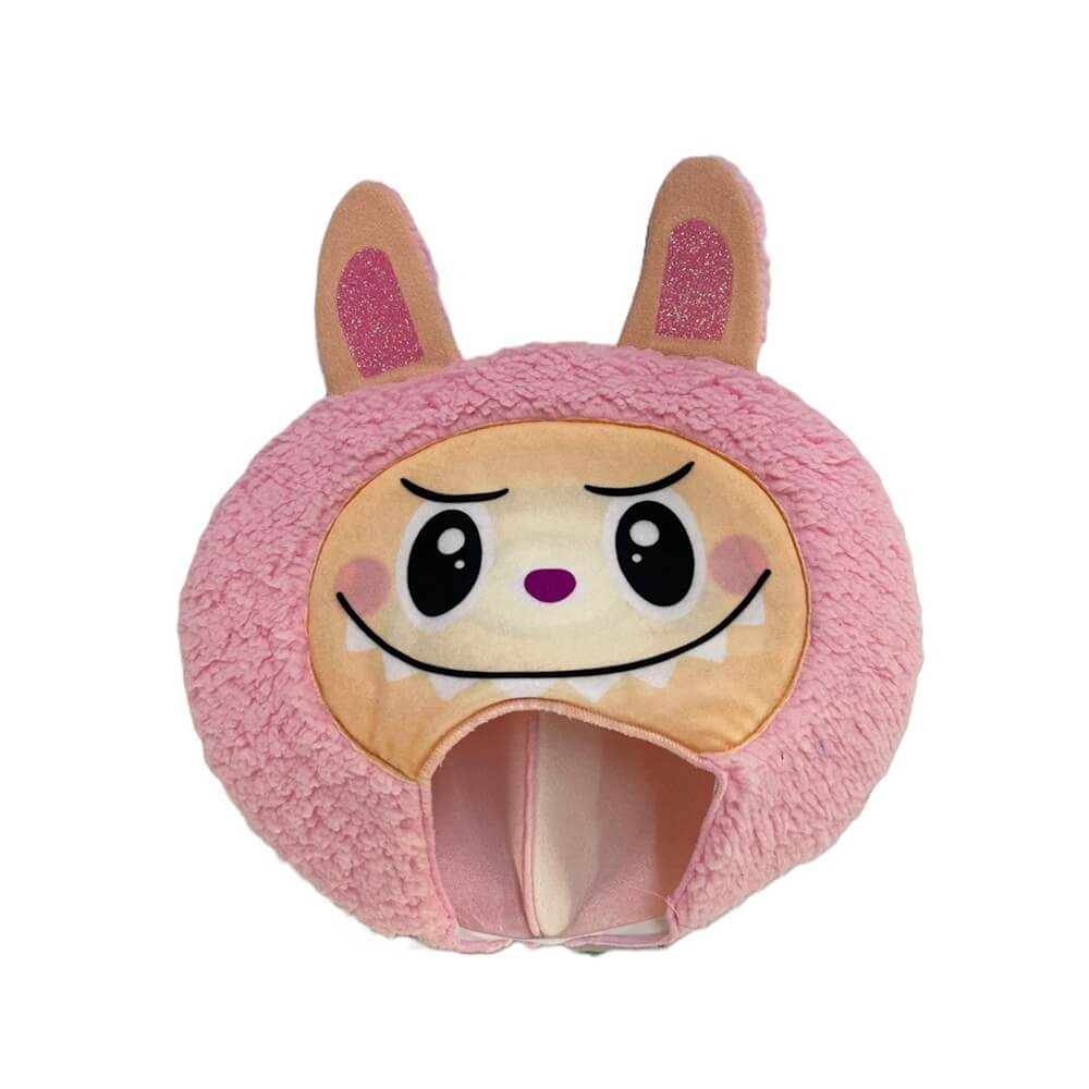 Disfraz Labubu - Disfraces para Niñas y Niños - Mameluco con Gorro de Peluche - Vestuario Día de Muertos - Cosplay Monster Halloween