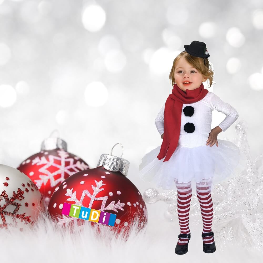 Disfraz Muñeca de Nieve Tutú | Disfraz de Navidad | Traje Navideño ...