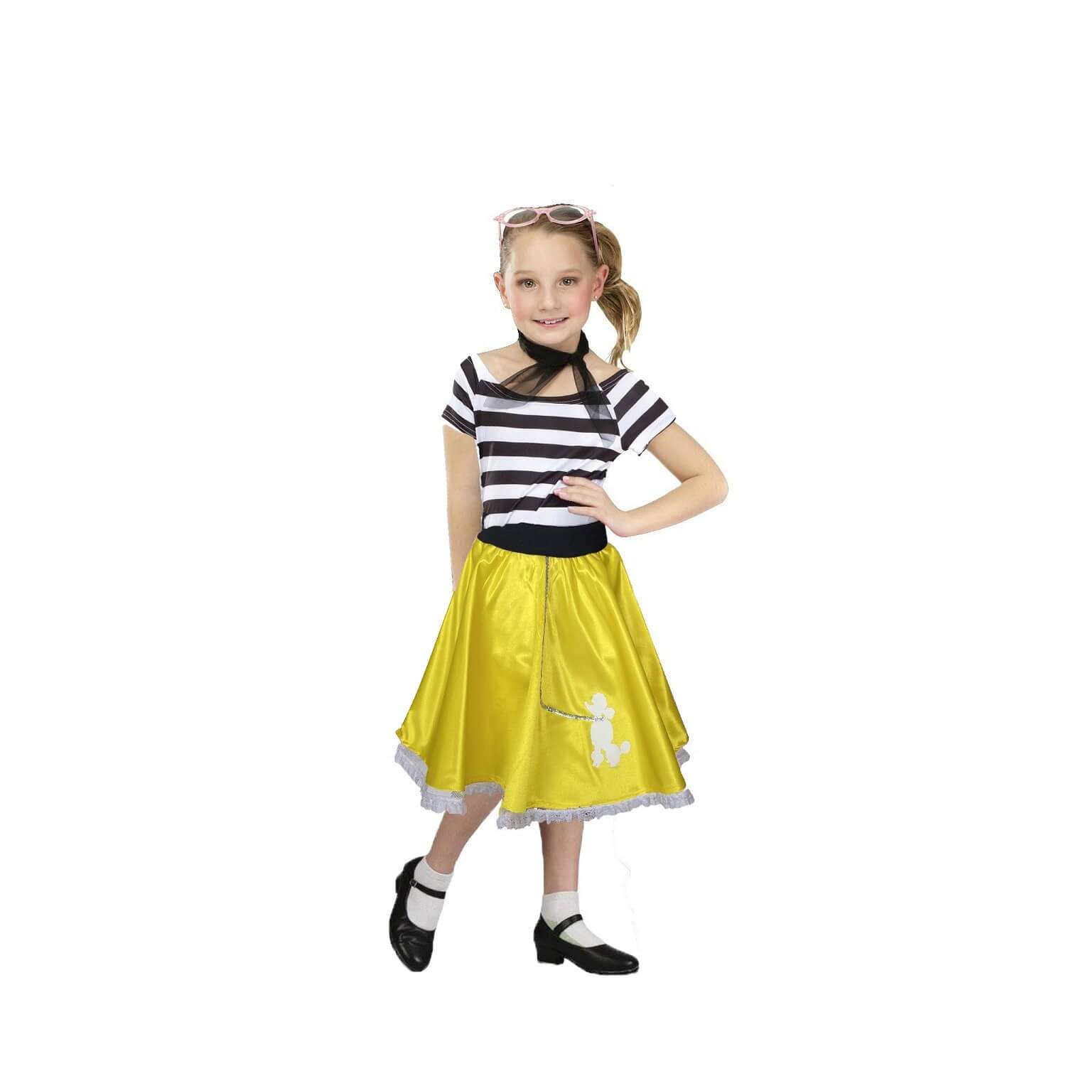 Falda de Rock and Roll - Disfraces para Niñas - Falda para Bailables