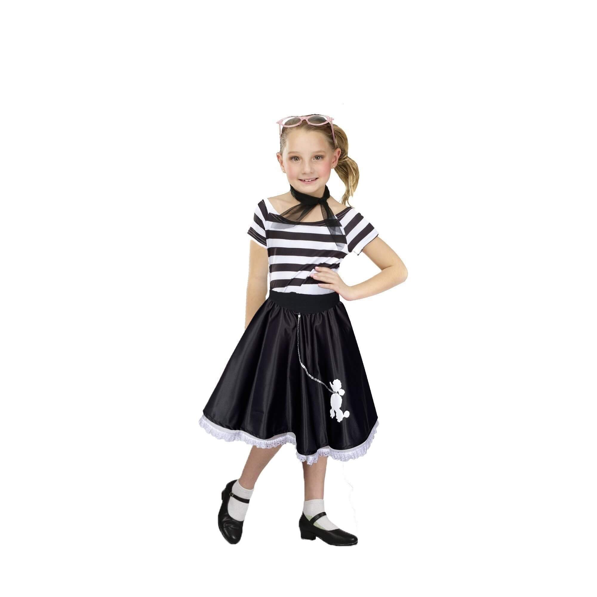 Falda de Rock and Roll - Disfraces para Niñas - Falda para Bailables