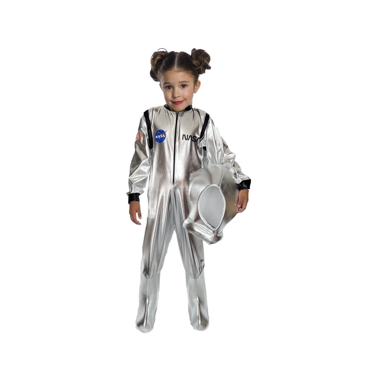 Traje De Un Astronauta Con Casco - Disfraz Espacial Infantil - Vestuario Halloween - Disfraces Astronautas Niño Niña - Overol Nasa - Mameluco Oficios