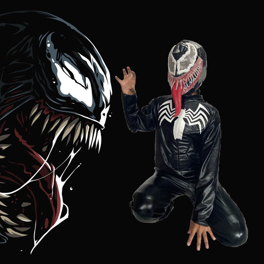 Disfraz Venom - Disfraz de Halloween - Disfraz de Spiderman Negro
